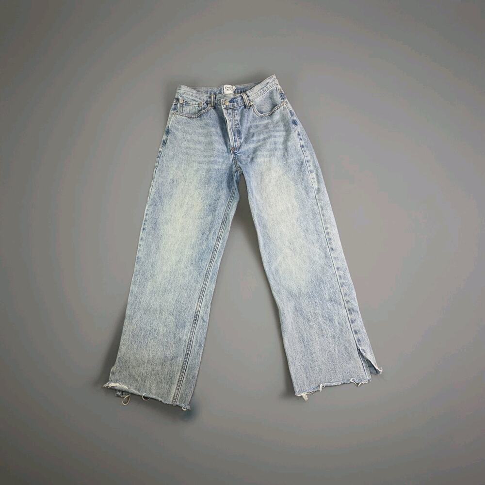 Princess Polly Women's Size 6 Light Blue Baggy Fit Jeans 100% Cotton C1-235